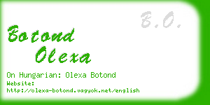 botond olexa business card